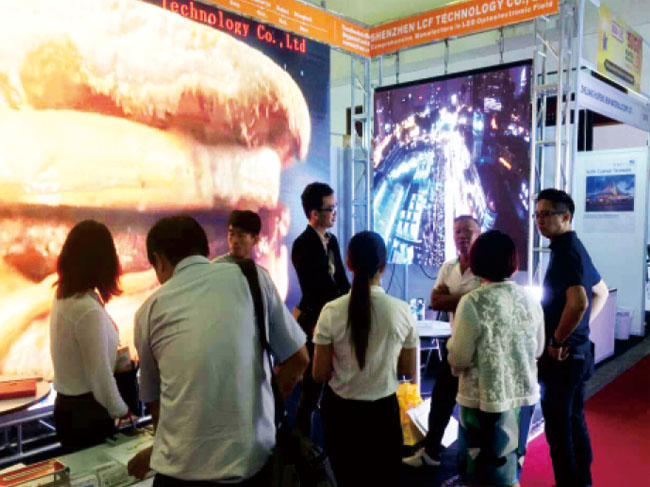 马来西亚国际广告及LED展酷游九州展会现场