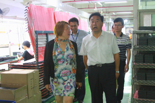 甘肃省武山县领导莅临酷游九州参观考察