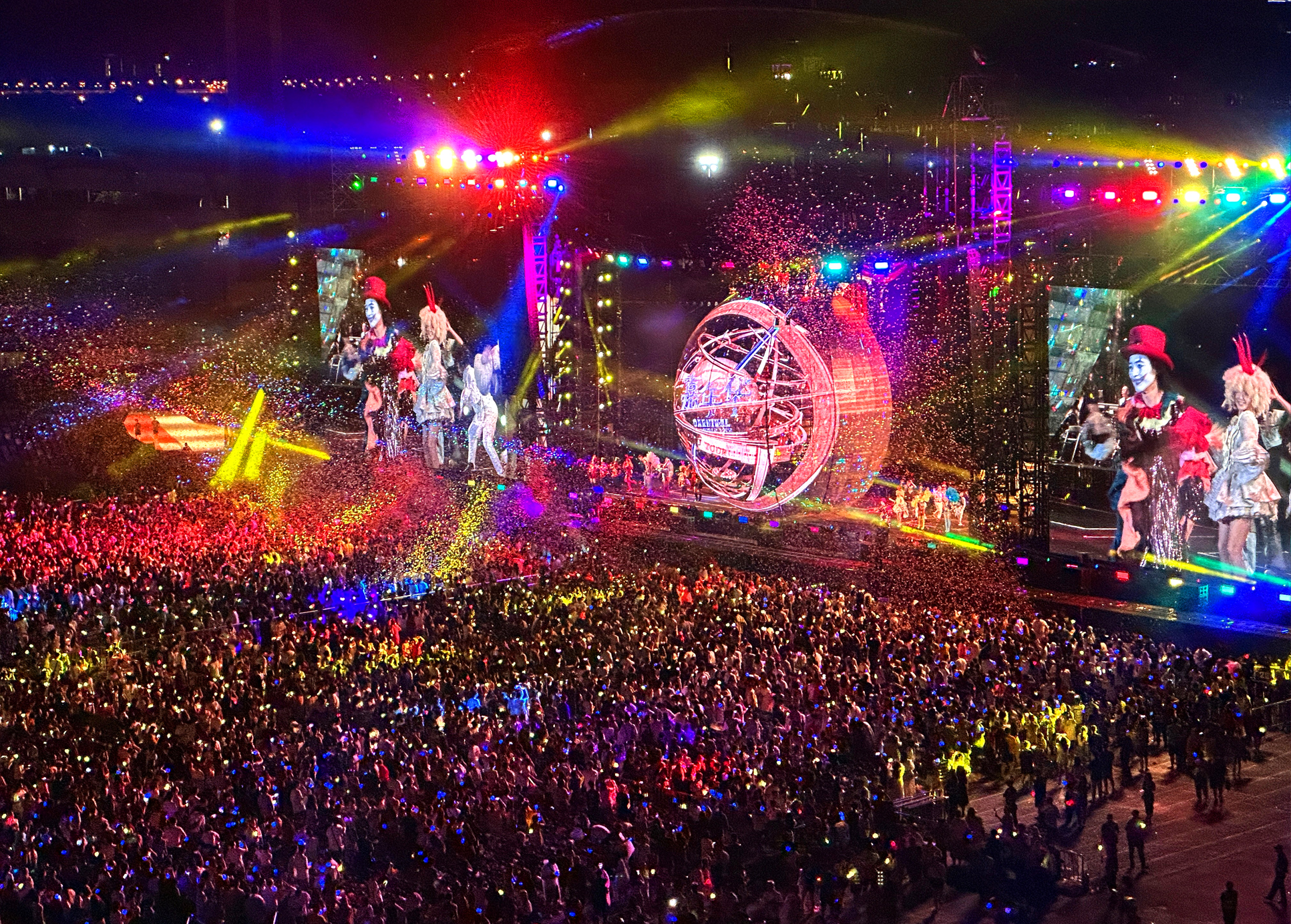 周杰伦演唱会LED球形屏